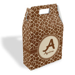 Giraffe Print Gable Favor Box (Personalized)