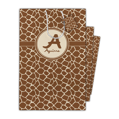 Giraffe Print Gift Bag (Personalized)