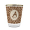 Giraffe Print Glass Shot Glass - 1.5 oz - with Gold Rim - Single (Personalized)