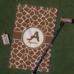Giraffe Print Golf Towel Gift Set (Personalized)