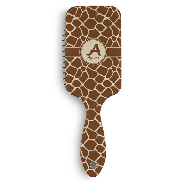 Custom Giraffe Print Hair Brushes (Personalized)