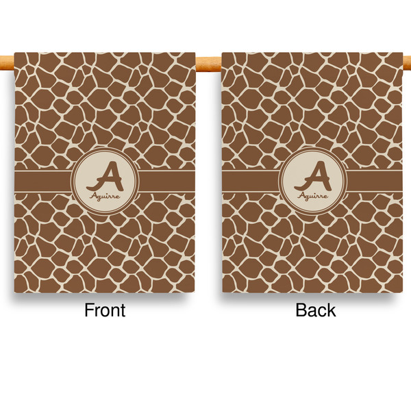 Giraffe Print House Flags - Double Sided - APPROVAL