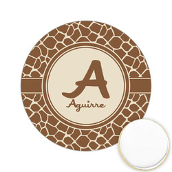 Giraffe Print Printed Cookie Topper - 2.15" (Personalized)