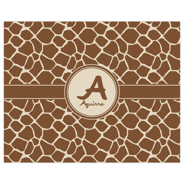 Giraffe Print Indoor / Outdoor Rug - 8'x10' - Front Flat