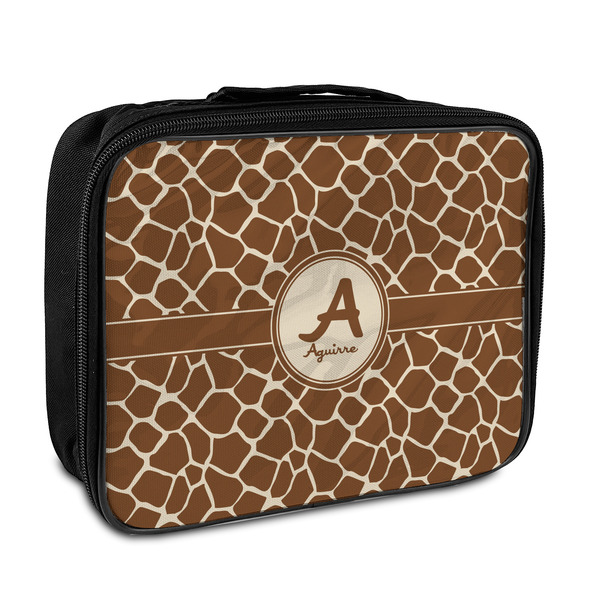 Custom Giraffe Print Insulated Lunch Bag (Personalized)