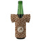 Giraffe Print Jersey Bottle Cooler - Set of 4 - FRONT (on bottle)