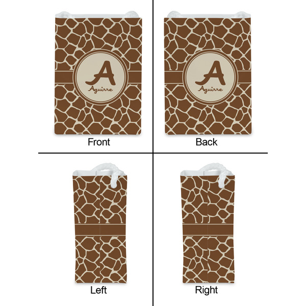 Giraffe Print Jewelry Gift Bag - Matte - Approval