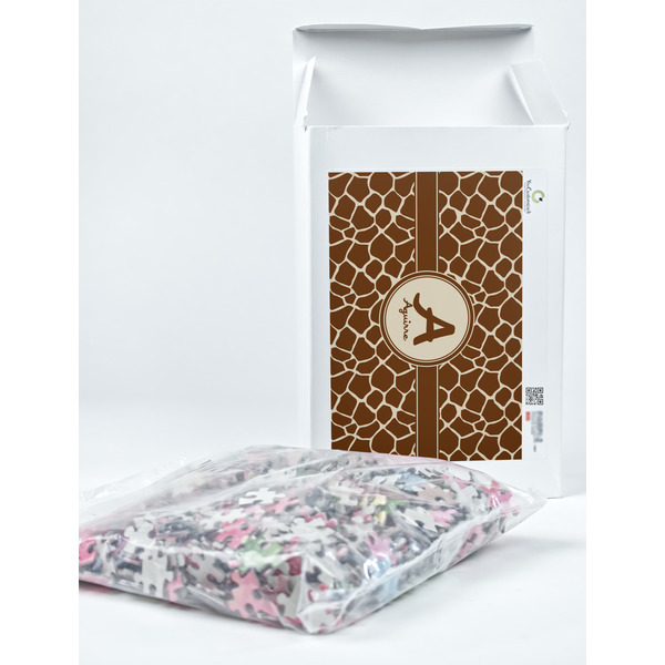 Giraffe Print Jigsaw Puzzle 1014 Piece - Box