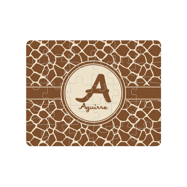 Custom Giraffe Print Jigsaw Puzzles (Personalized)