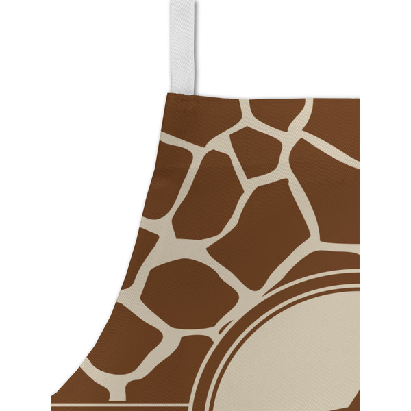 Giraffe Print Kid's Aprons - Detail