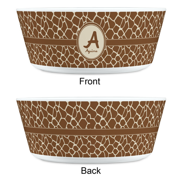 Giraffe Print Kids Bowls - APPROVAL
