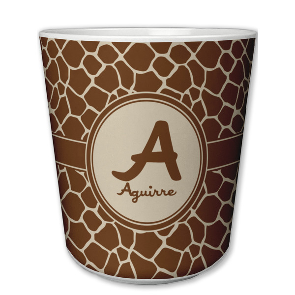 Custom Giraffe Print Plastic Tumbler 6oz (Personalized)