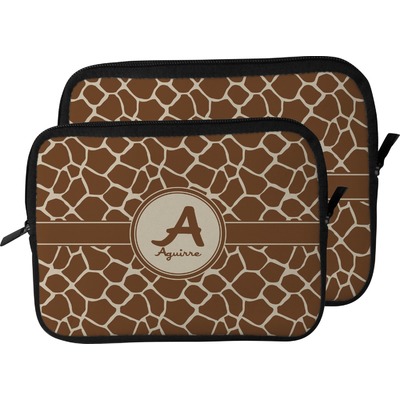 Giraffe Print Laptop Sleeve / Case (Personalized)