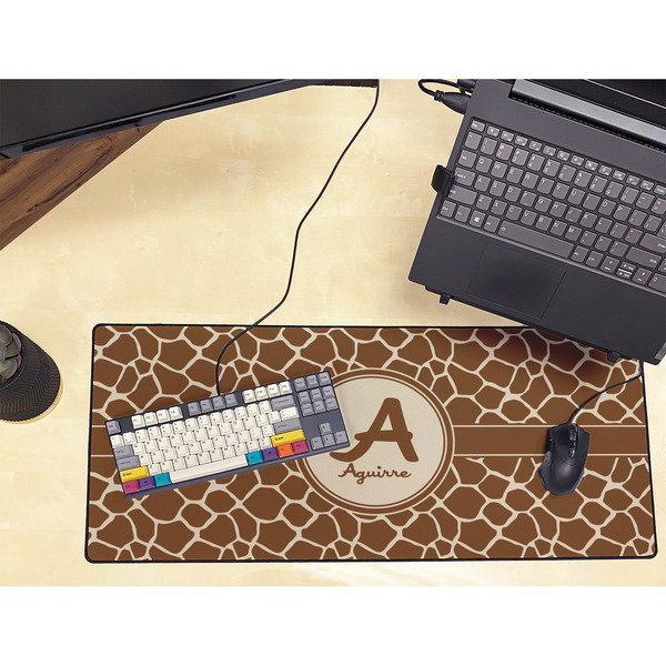 Giraffe Print Large Gaming Mats - LIFESTYLE