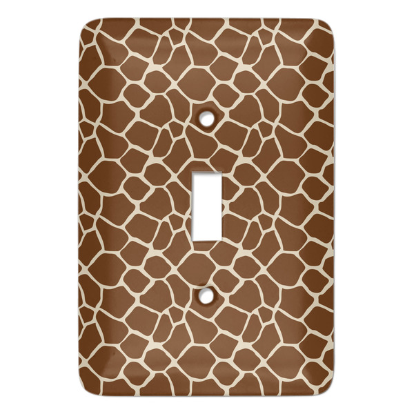 Custom Giraffe Print Light Switch Cover (Single Toggle)