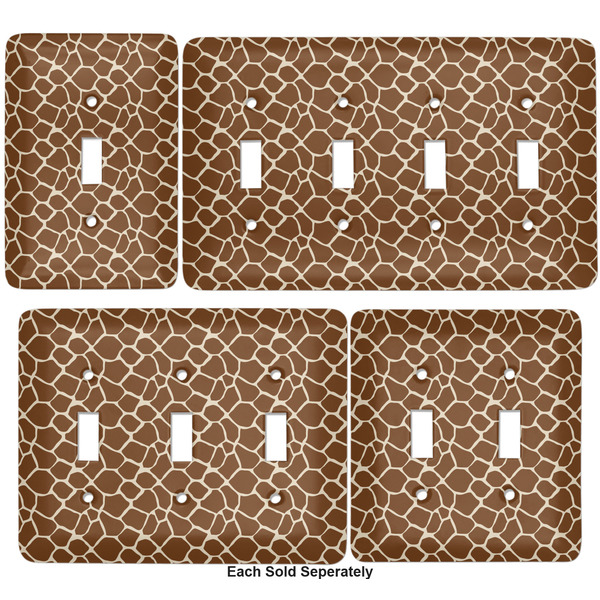 Giraffe Print Light Switch Covers all sizes