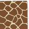 Giraffe Print Linen Placemat - DETAIL