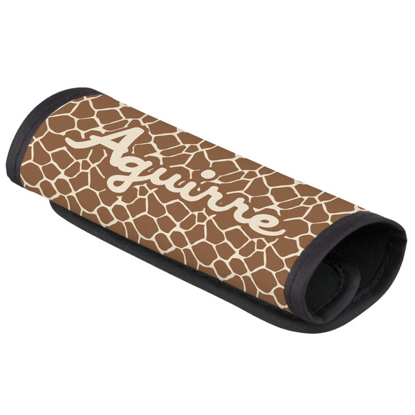 Custom Giraffe Print Luggage Handle Cover (Personalized)