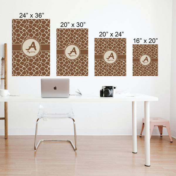 Giraffe Print Matte Poster - Sizes