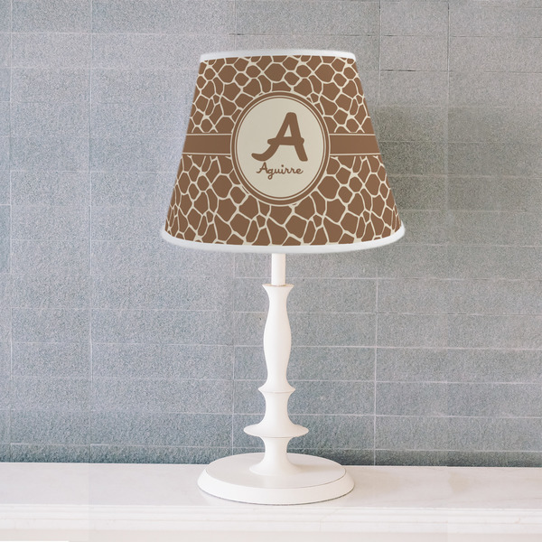 Giraffe Print Poly Film Empire Lampshade - Lifestyle