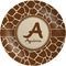 Giraffe Print Melamine Plate (Personalized)