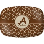 Giraffe Print Melamine Platter (Personalized)