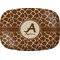 Giraffe Print Melamine Platter (Personalized)