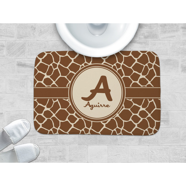 Giraffe Print Memory Foam Bath Mat - LIFESTYLE 34x21