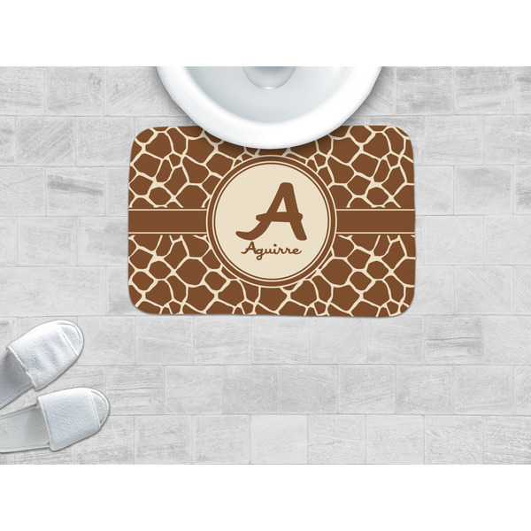 Giraffe Print Memory Foam Bath Mat - LIFESTYLE