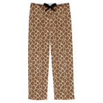 Giraffe Print Mens Pajama Pants - L