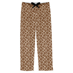 Giraffe Print Mens Pajama Pants (Personalized)