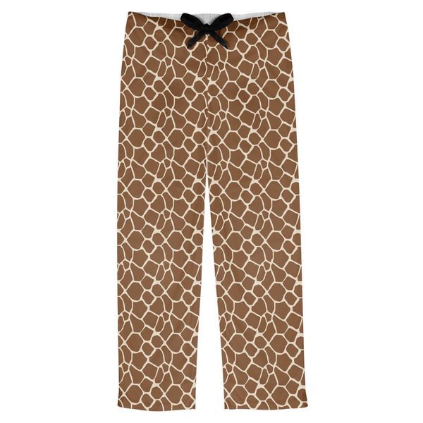 Custom Giraffe Print Mens Pajama Pants - 2XL