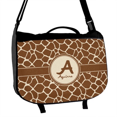 Giraffe Print Messenger Bag (Personalized)