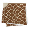 Giraffe Print Microfiber Dish Rag - FOLDED (square)