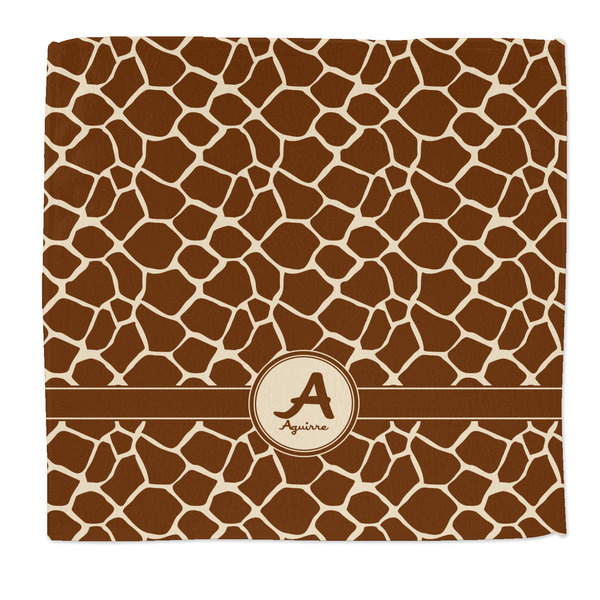 Custom Giraffe Print Microfiber Dish Rag (Personalized)
