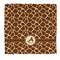 Giraffe Print Microfiber Dish Rag - Front/Approval