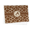 Giraffe Print Microfiber Dish Towel - FOLDED HALF