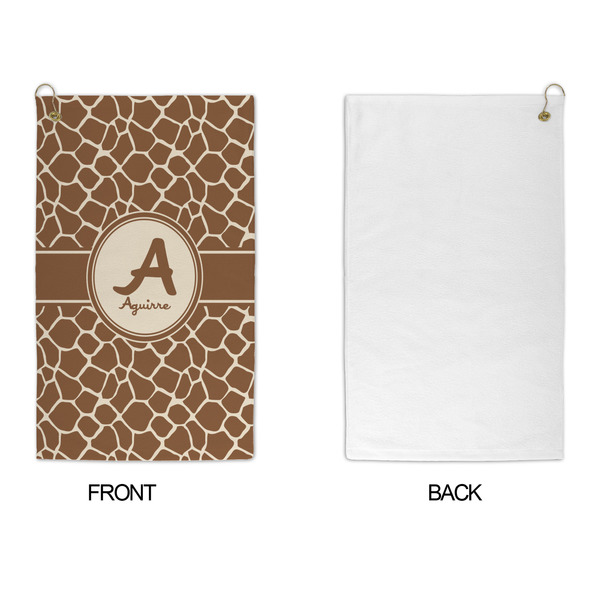 Giraffe Print Microfiber Golf Towels - APPROVAL