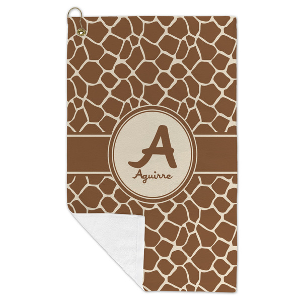 Giraffe Print Microfiber Golf Towels - FOLD