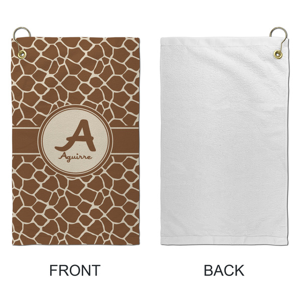 Giraffe Print Microfiber Golf Towels - Small - APPROVAL
