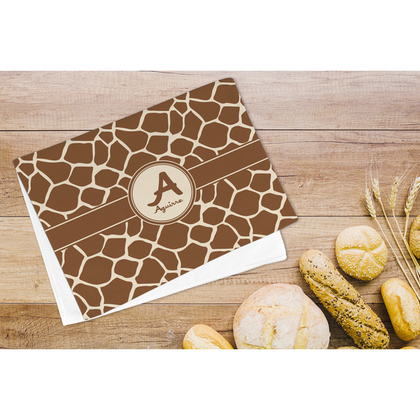 Giraffe Print Microfiber Kitchen Towel - LIFESTYLE