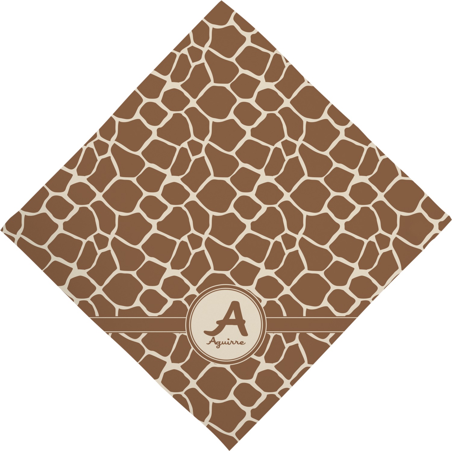 Giraffe Print Napkins (Set of 4) (Personalized) YouCustomizeIt