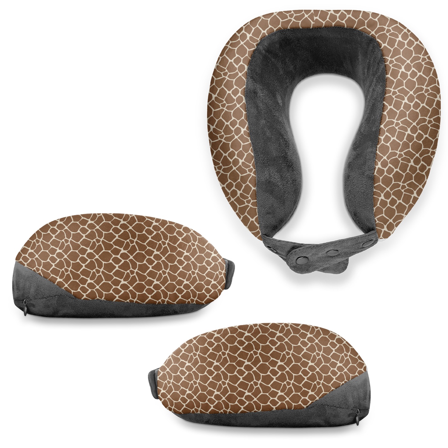 Custom Giraffe Print Travel Neck Pillow YouCustomizeIt