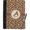 Giraffe Print Notebook Padfolio