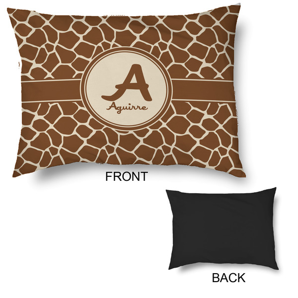 Giraffe Print Outdoor Dog Beds - Large - APPROVAL