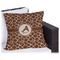 Giraffe Print Outdoor Pillow - 18" (Personalized)