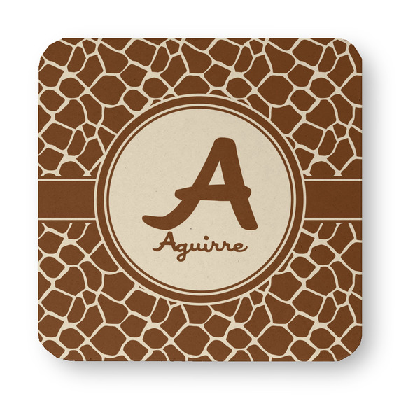 Giraffe Print Paper Coasters - Approval