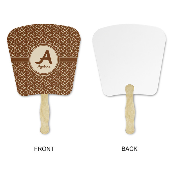 Giraffe Print Paper Fans - Approval