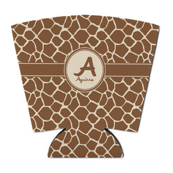 Giraffe Print Party Cup Sleeve - with Bottom (Personalized)