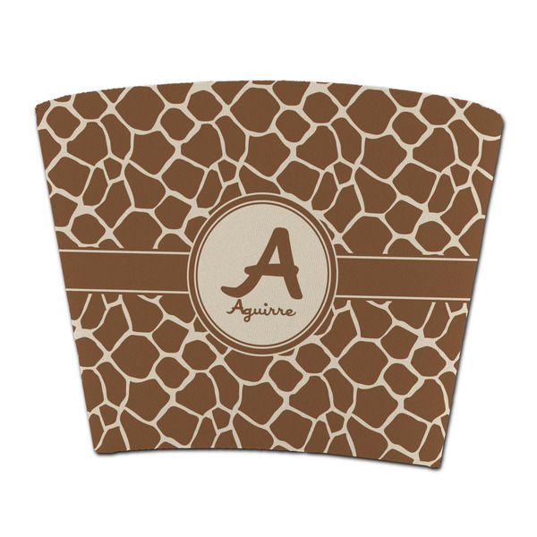 Custom Giraffe Print Party Cup Sleeve - without bottom (Personalized)